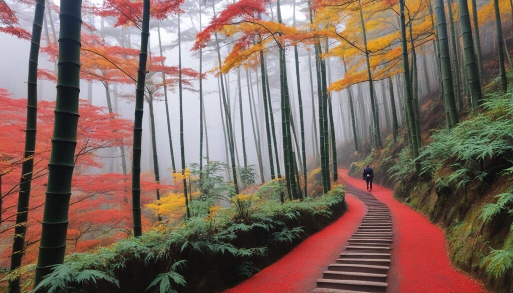 Mt. Hiei hiking trail Mt. Hiei hiking trail