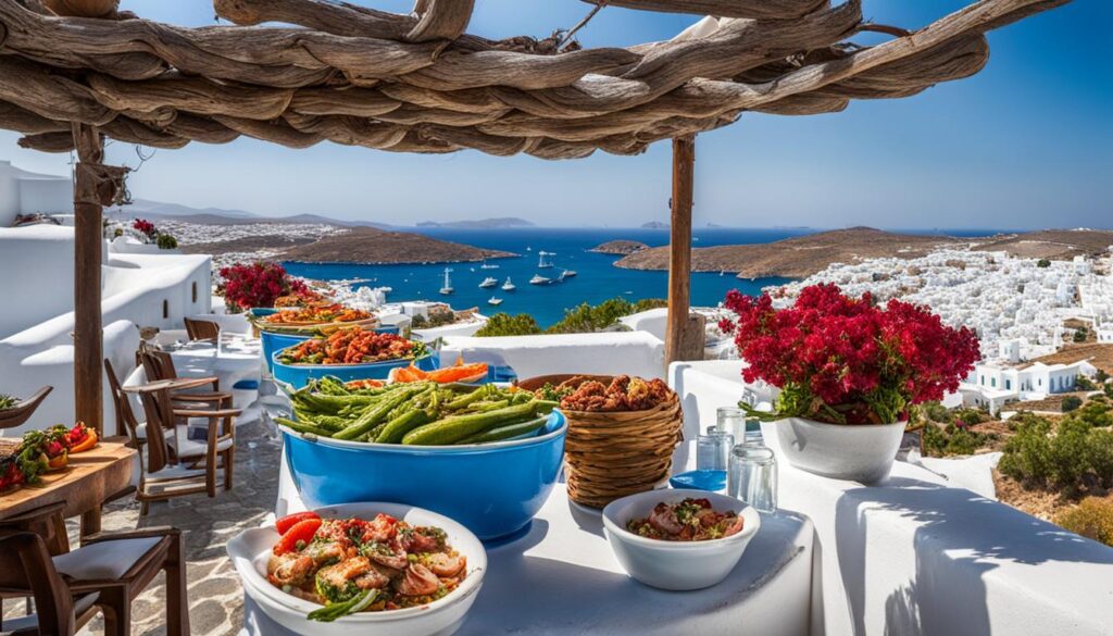 Mykonos cuisine Mykonos cuisine