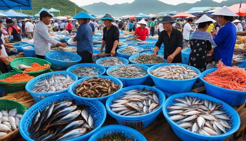 Nha Trang seafood market Nha Trang seafood market