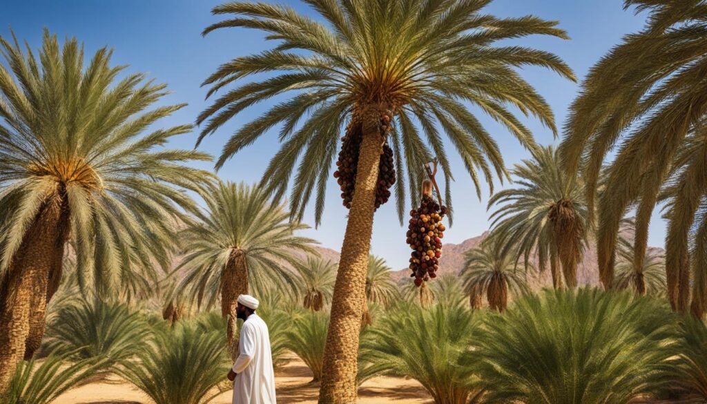 Organic Date Harvesting Organic Date Harvesting