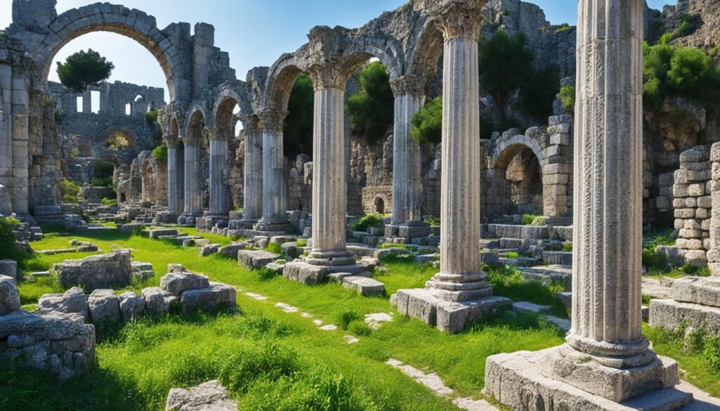 Perge Ancient Ruins Perge Ancient Ruins