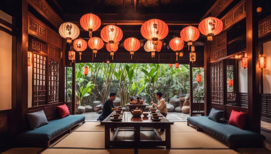 Relaxing ambiance in Da Nang's tea houses Relaxing ambiance in Da Nang's tea houses