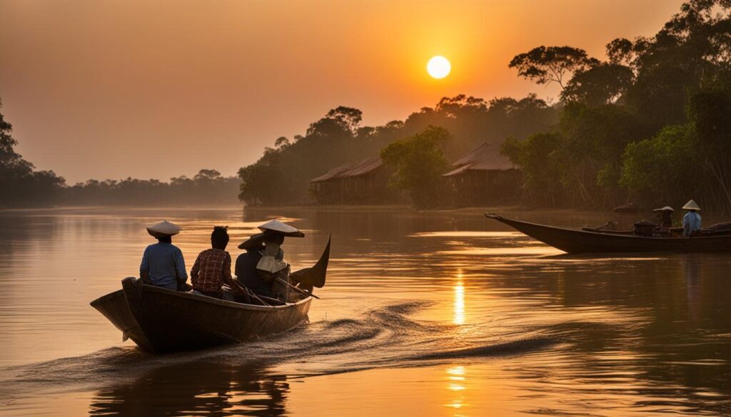 River routes in Cambodia and boat trips in Cambodia River routes in Cambodia and boat trips in Cambodia