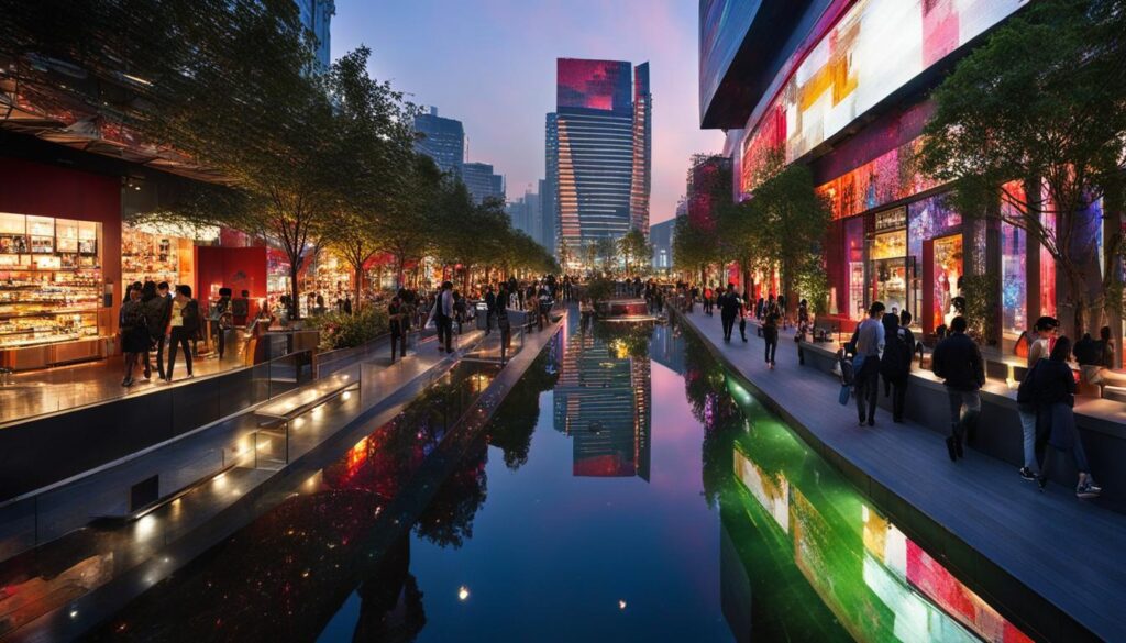 Sanlitun in Beijing Sanlitun in Beijing