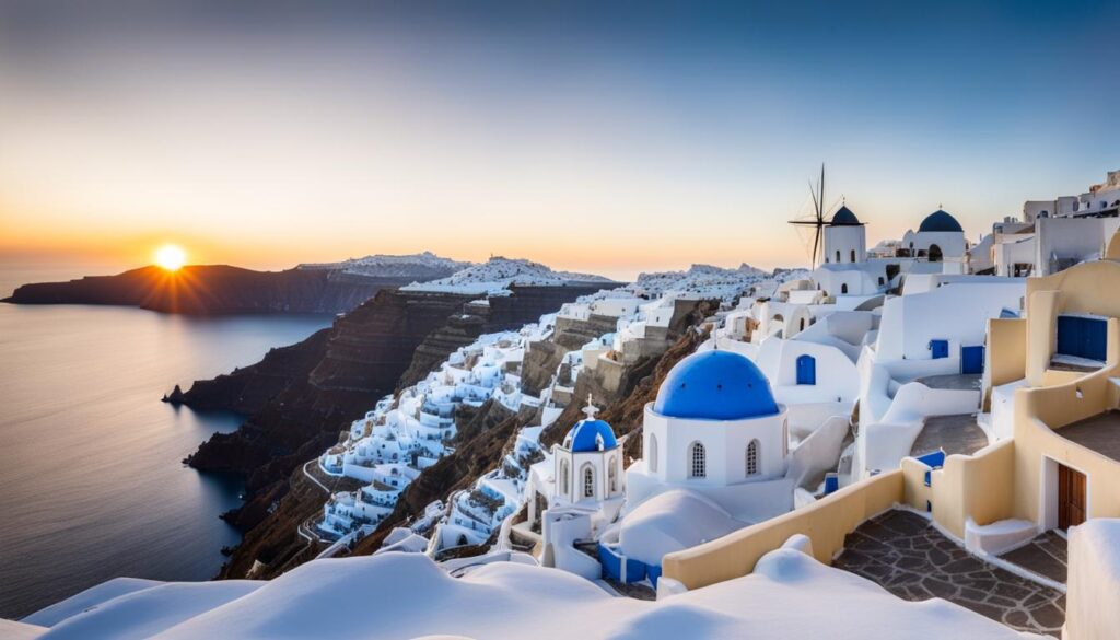 Santorini Winter Landscape Santorini Winter Landscape