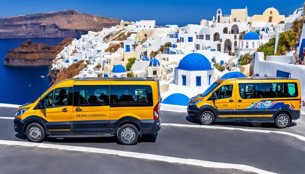 Santorini travel routes Santorini travel routes