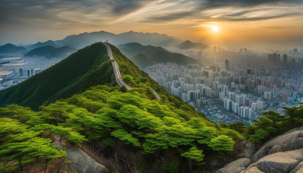 Scenic mountain view Scenic mountain view