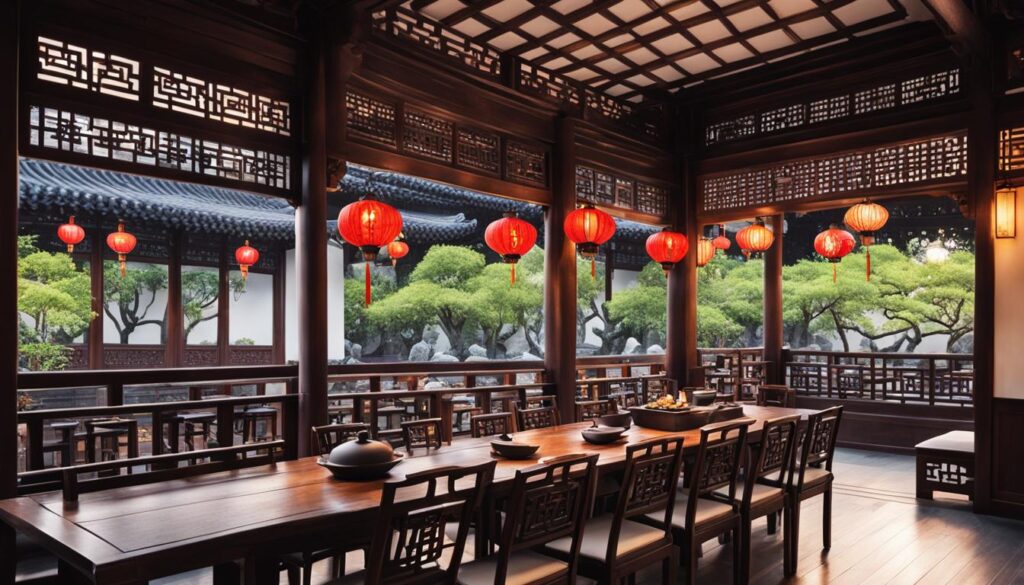 Shanghai's traditional tea house architecture Shanghai's traditional tea house architecture