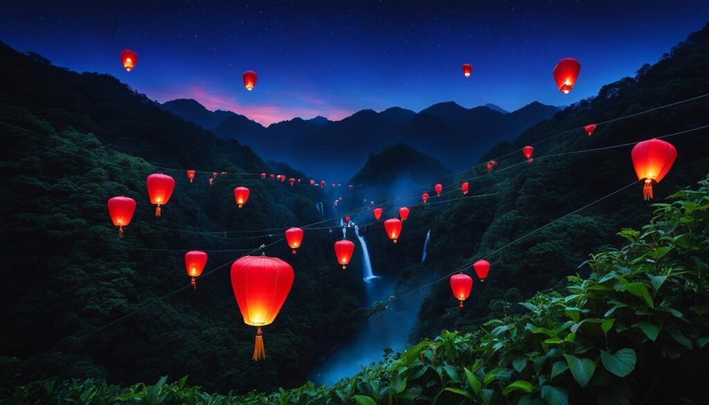 Sky Lantern in Shifen Sky Lantern in Shifen