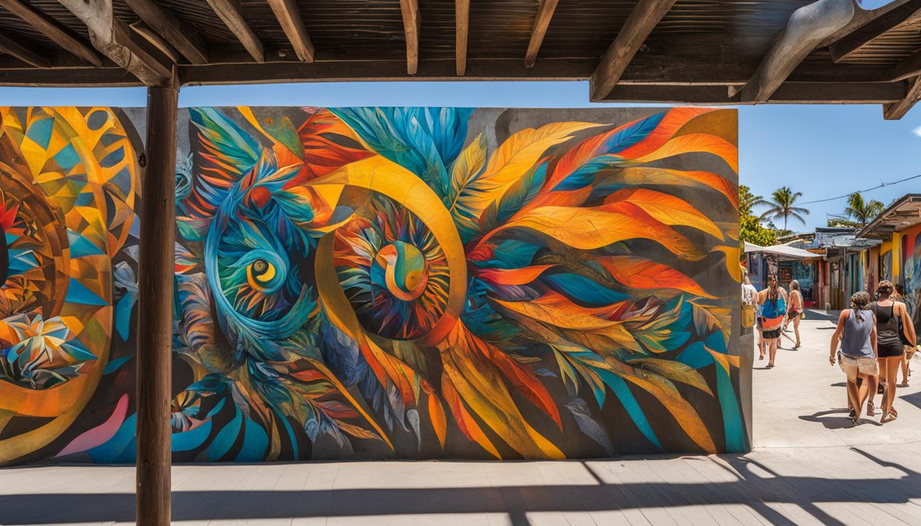 Street art and murals exploration in the Serendipity Beach area