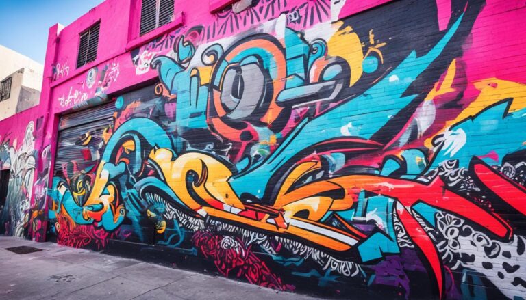 Street art and murals in the 798 Art District