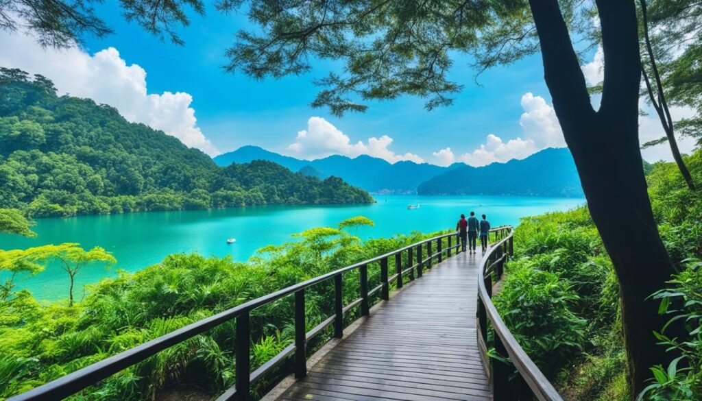 Sun Moon Lake nature trail Sun Moon Lake nature trail