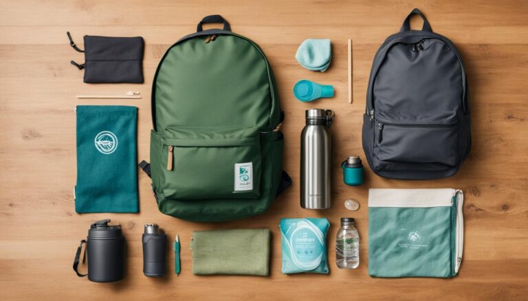 Sustainable travel packing