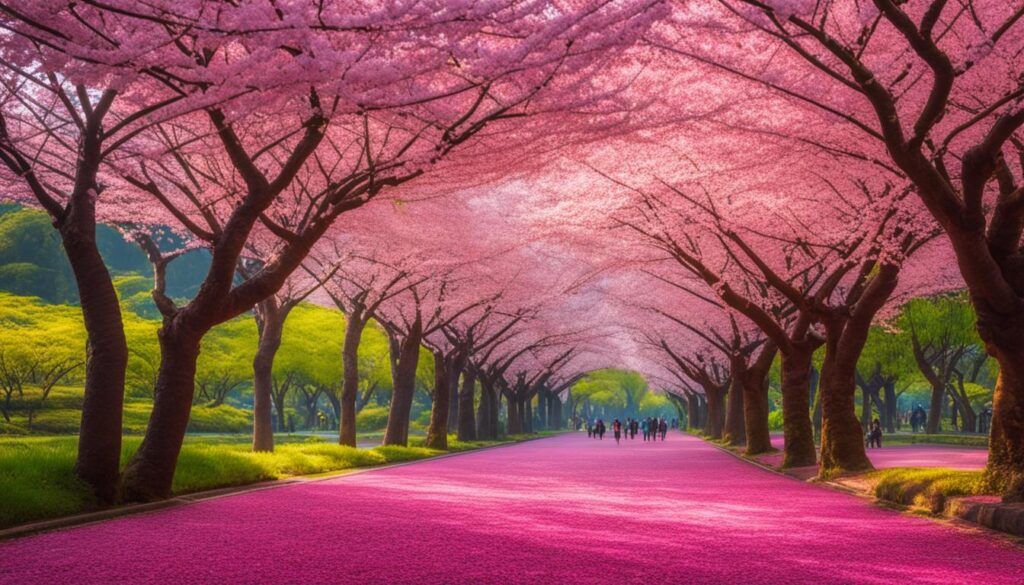 Taichung Cherry Blossom trees Taichung Cherry Blossom trees