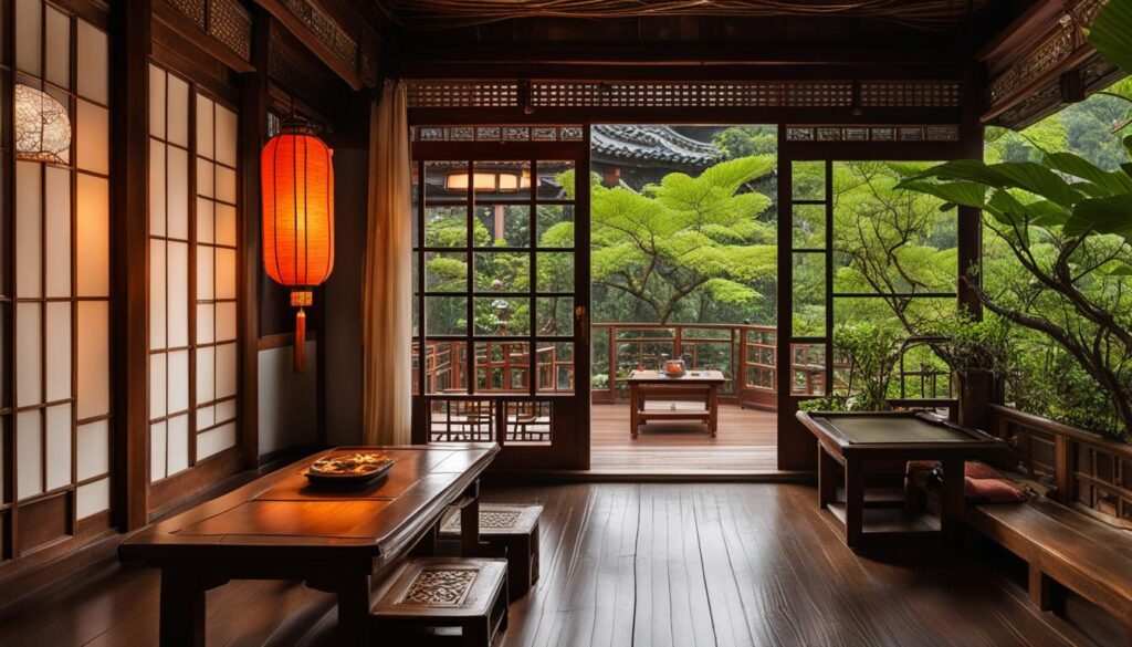 Taiwanese traditional tea house Taiwanese traditional tea house
