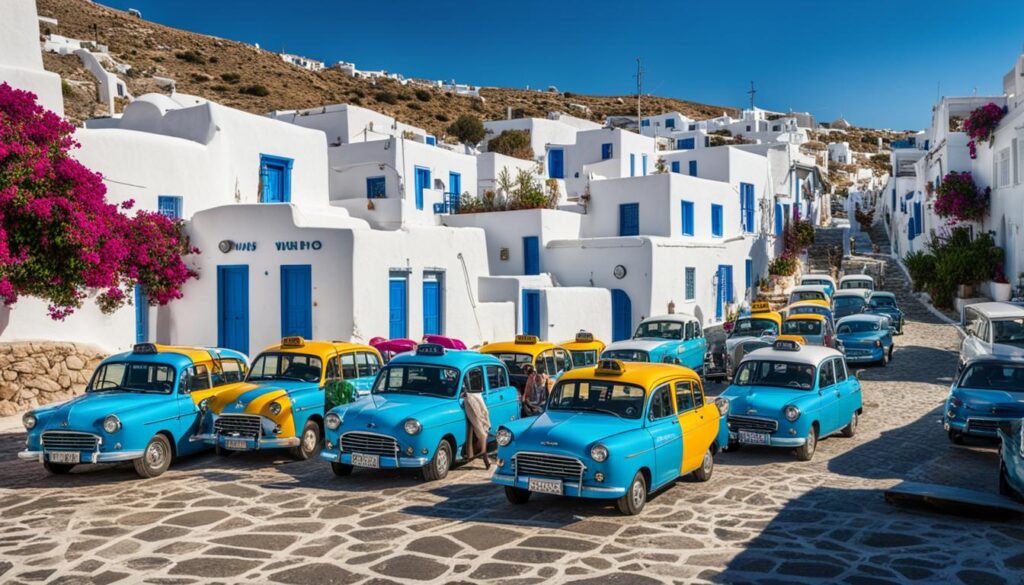 Taxi services in Mykonos Taxi services in Mykonos