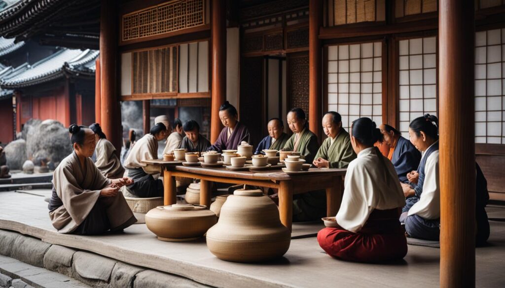 Tea house etiquette Tea house etiquette
