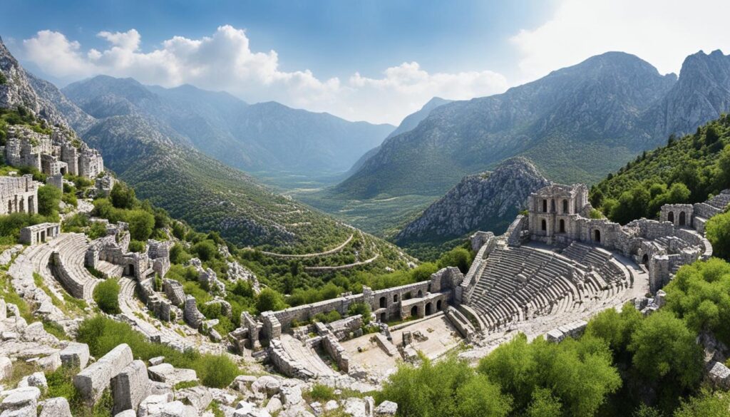 Termessos ancient ruins Termessos ancient ruins