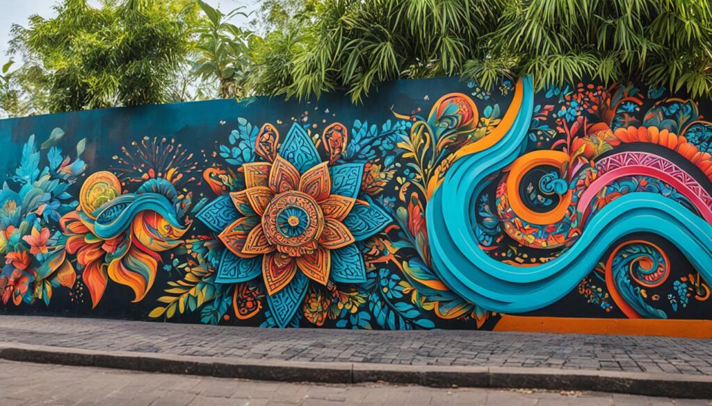 Thu Bon Riverfront street art Thu Bon Riverfront street art