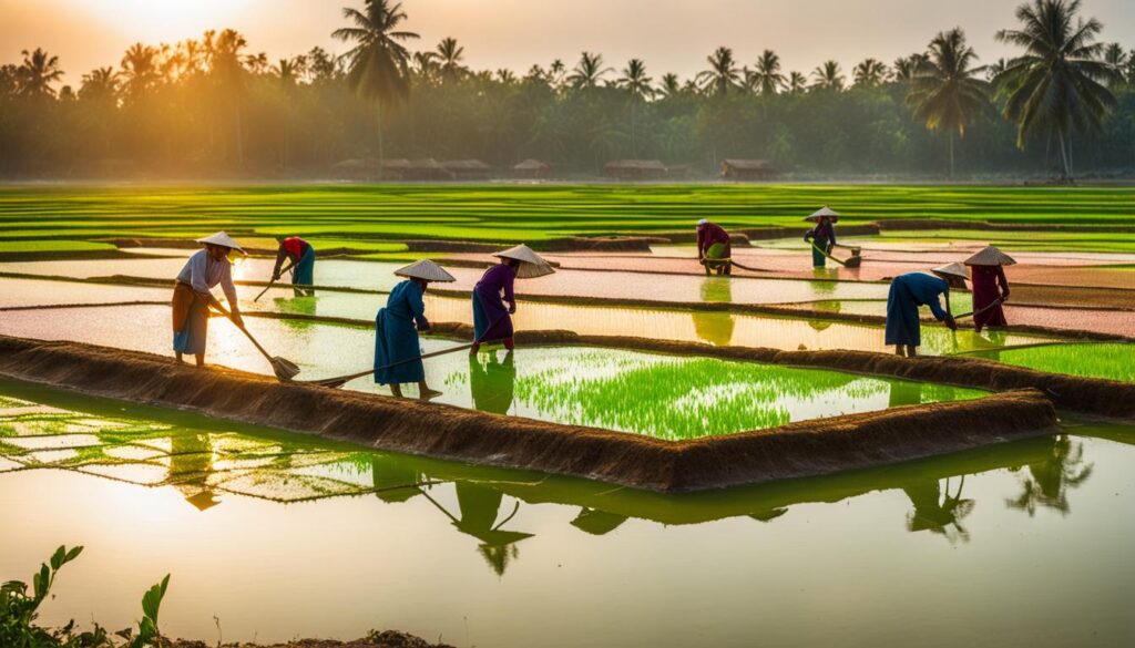 Traditional Khmer Salt Farming Traditional Khmer Salt Farming