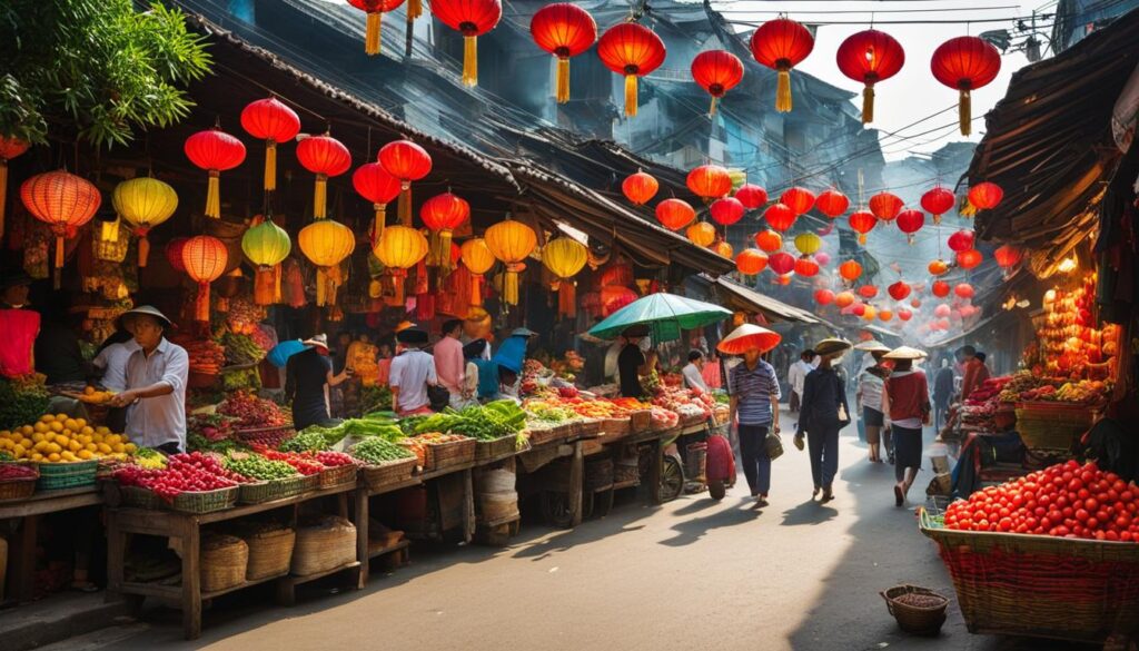 Traditional Shopping in Hanoi Traditional Shopping in Hanoi