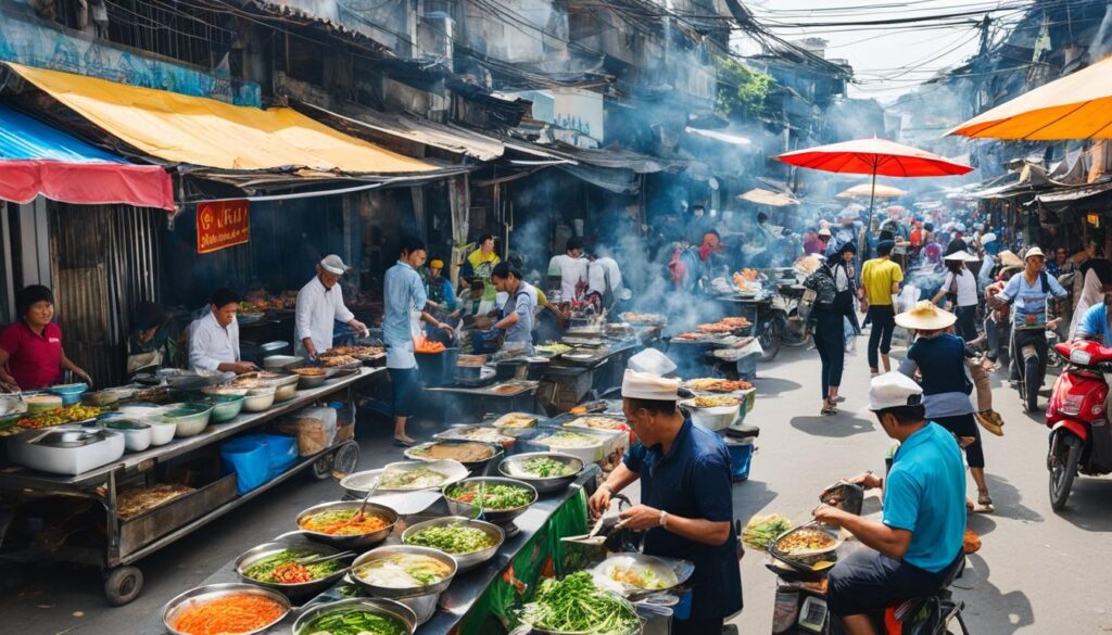 Vietnamese street food Vietnamese street food