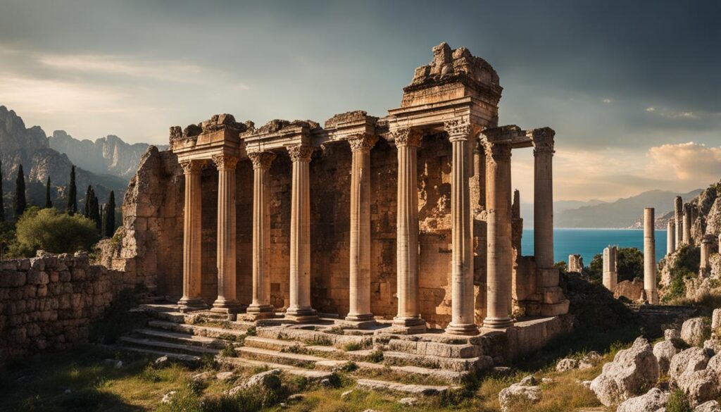 ancient ruins in Antalya ancient ruins in Antalya
