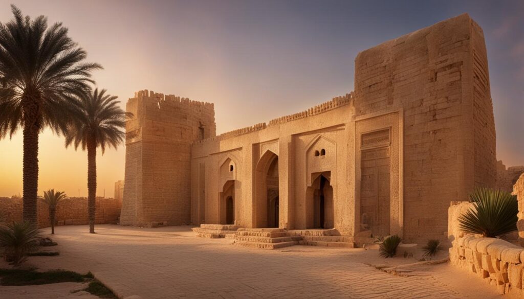 ancient ruins in Qatif ancient ruins in Qatif