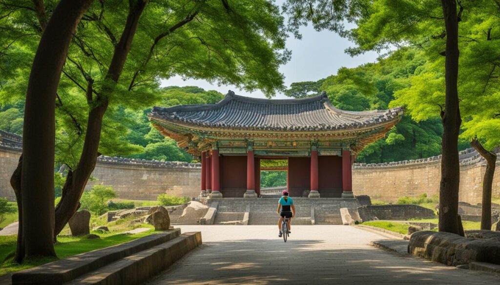 cycling historical trails in Gyeongju cycling historical trails in Gyeongju