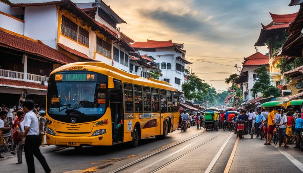 exploring Malacca by public transport exploring Malacca by public transport