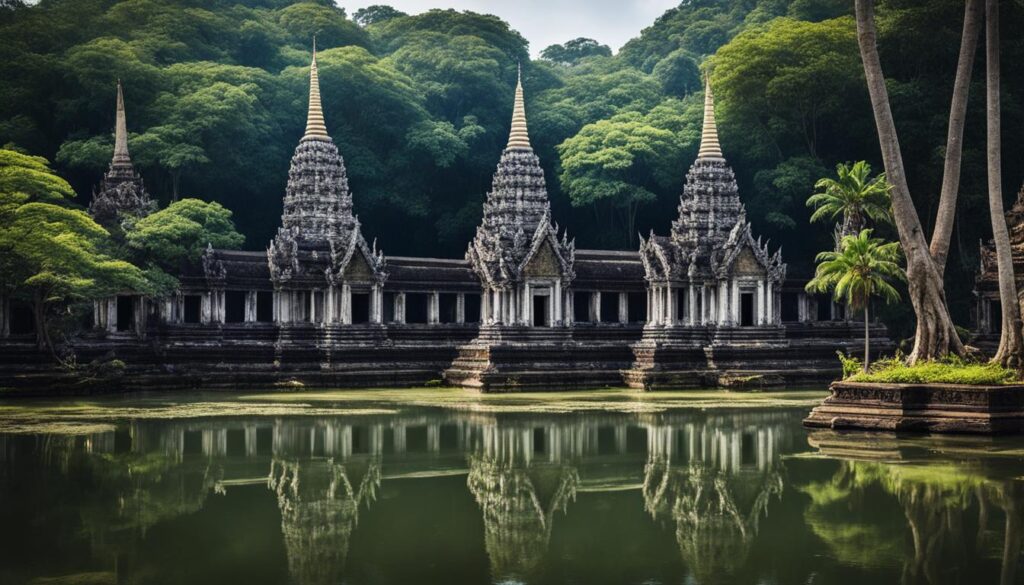 hidden temples and pagodas beyond Wat Krom hidden temples and pagodas beyond Wat Krom