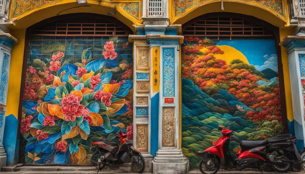 murals in Bui Vien district murals in Bui Vien district
