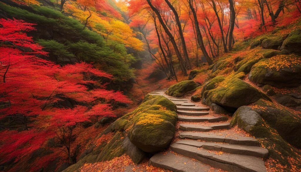 popular hiking trails in South Korea popular hiking trails in South Korea