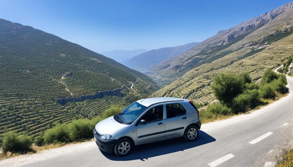 renting a car in Greece renting a car in Greece