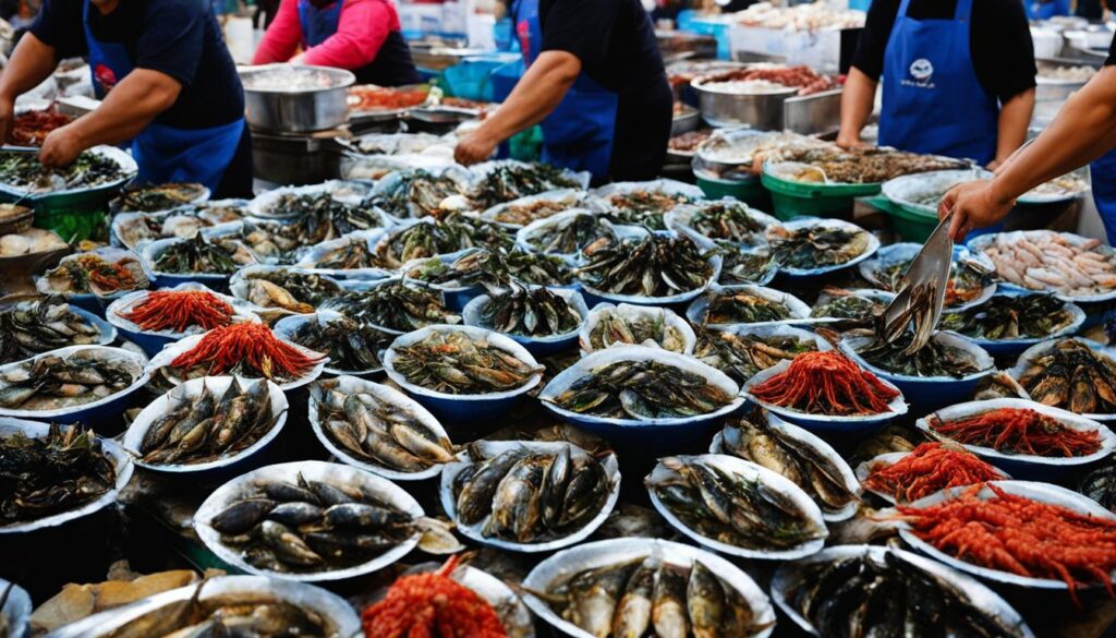 seafood extravaganza in Busan seafood extravaganza in Busan