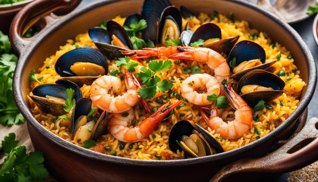 seafood rice Lisbon seafood rice Lisbon