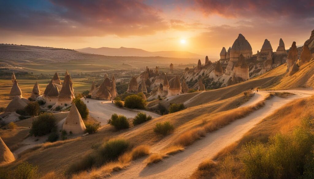 secret fairy chimneys in Cappadocia secret fairy chimneys in Cappadocia