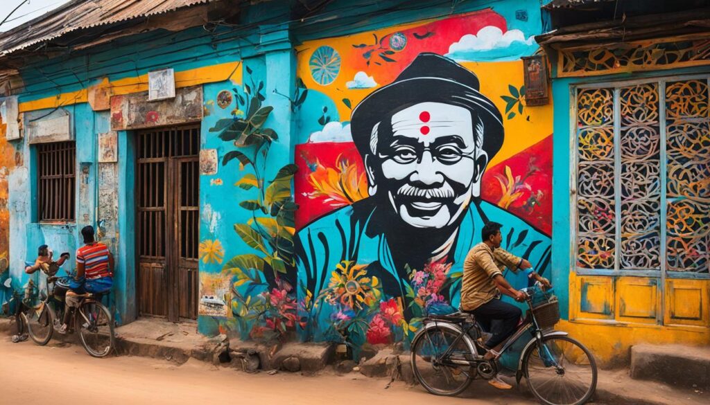street art and murals exploration in the Kandal Village area street art and murals exploration in the Kandal Village area