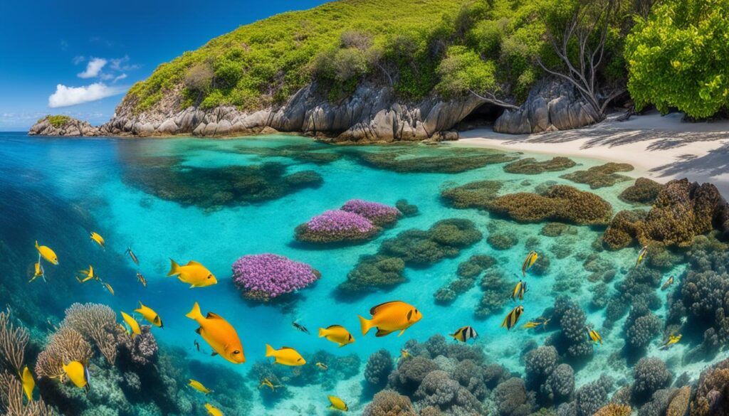 Anse de Colombier wildlife Anse de Colombier wildlife