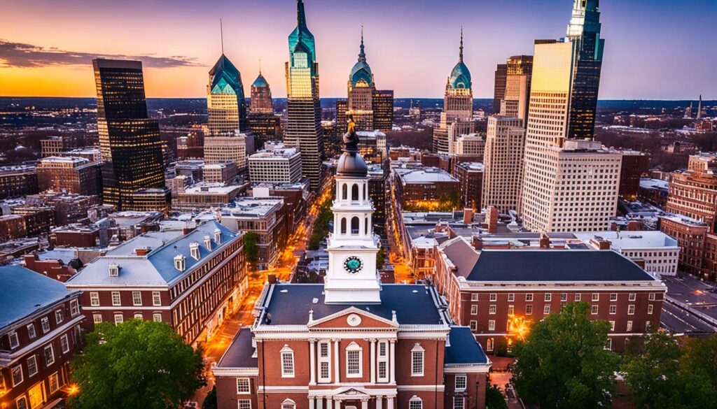 Arrival in Philadelphia Arrival in Philadelphia