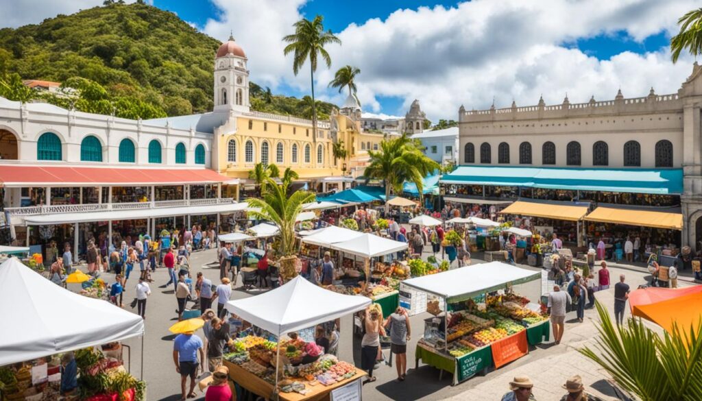 Bridgetown Shopping Scene Bridgetown Shopping Scene