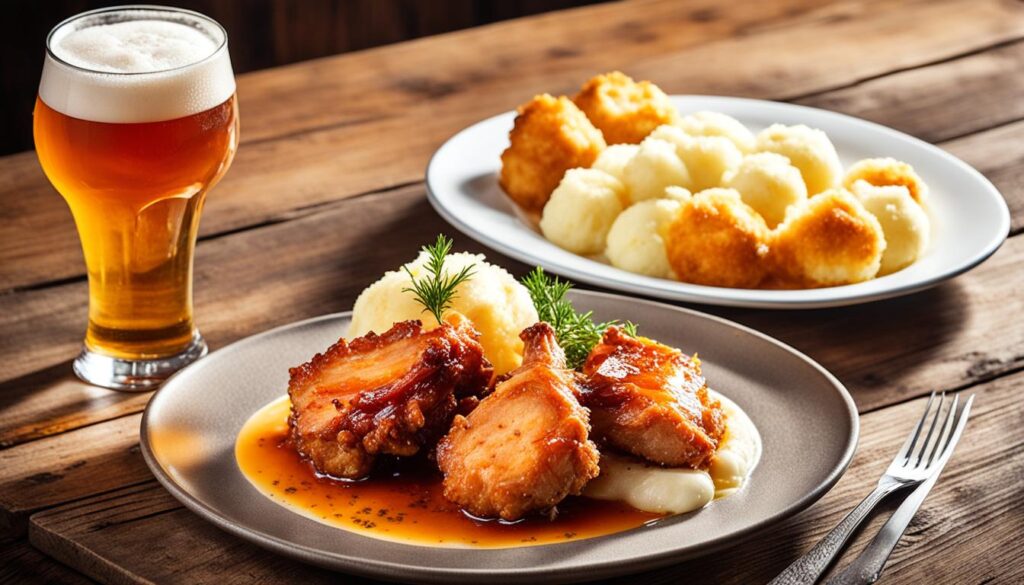 Czech beer and traditional dish pairing Czech beer and traditional dish pairing
