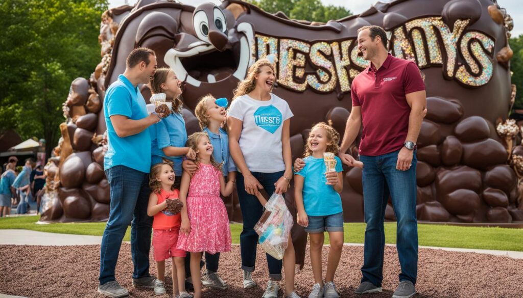Family enjoying Hersheypark Family enjoying Hersheypark