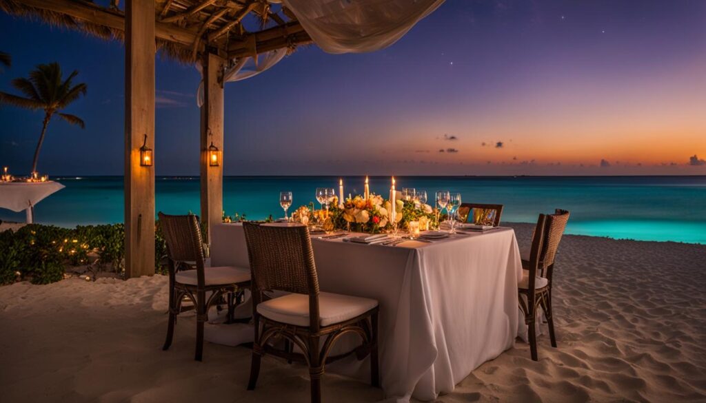 Grace Bay dining Grace Bay dining