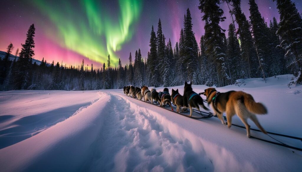 Kiruna dog sledding Kiruna dog sledding
