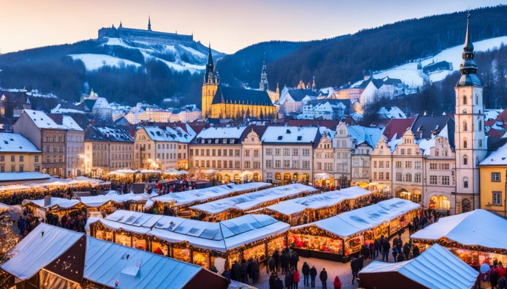 Liberec Christmas market location Liberec Christmas market location