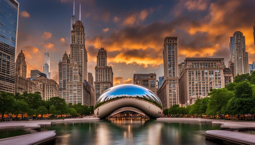 Magnificent Mile and Millennium Park Magnificent Mile and Millennium Park