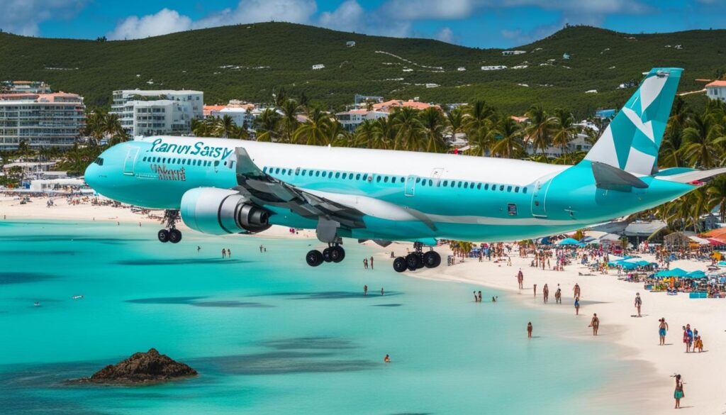 Maho Beach plane spotting Maho Beach plane spotting