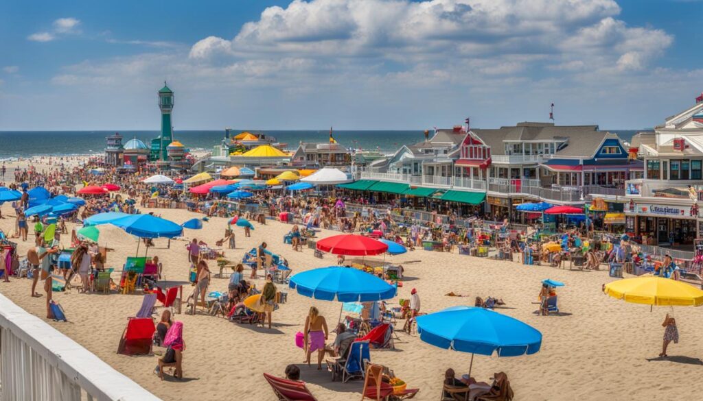 Ocean City Beach and Boardwalk Ocean City Beach and Boardwalk