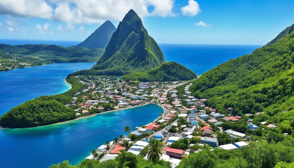 Popular places to visit in St. Lucia Popular places to visit in St. Lucia